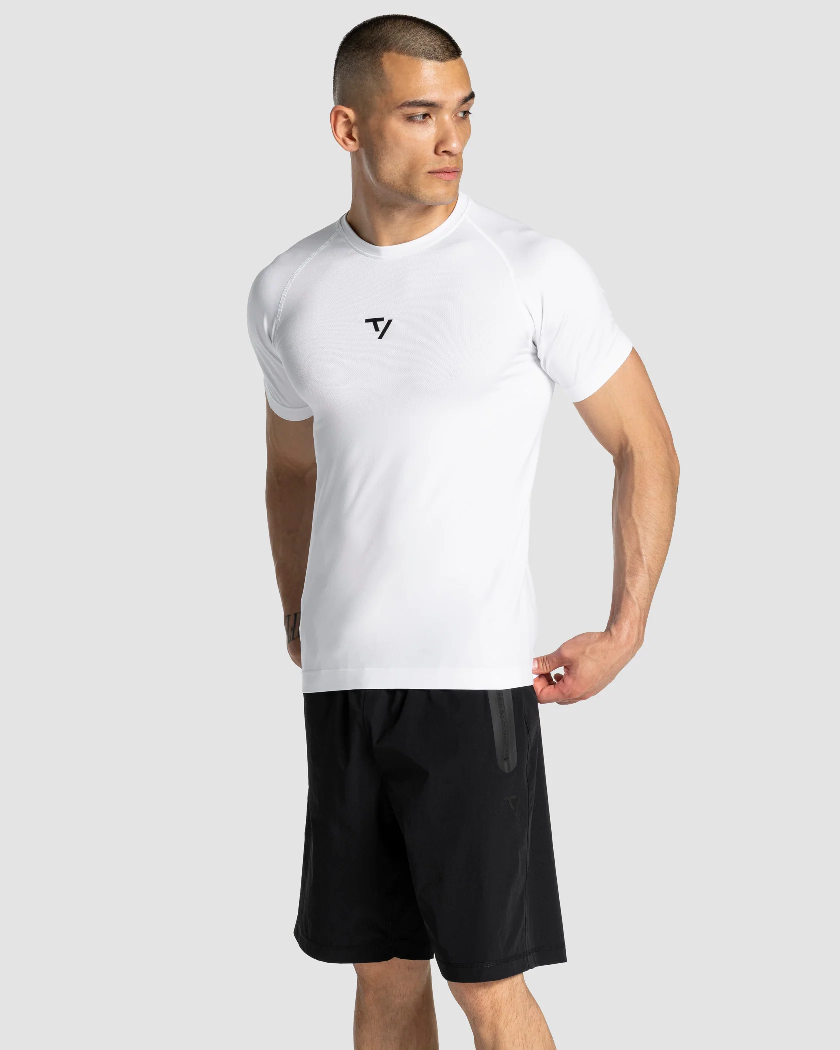 Workout Seamless T-Shirt "Weiß"