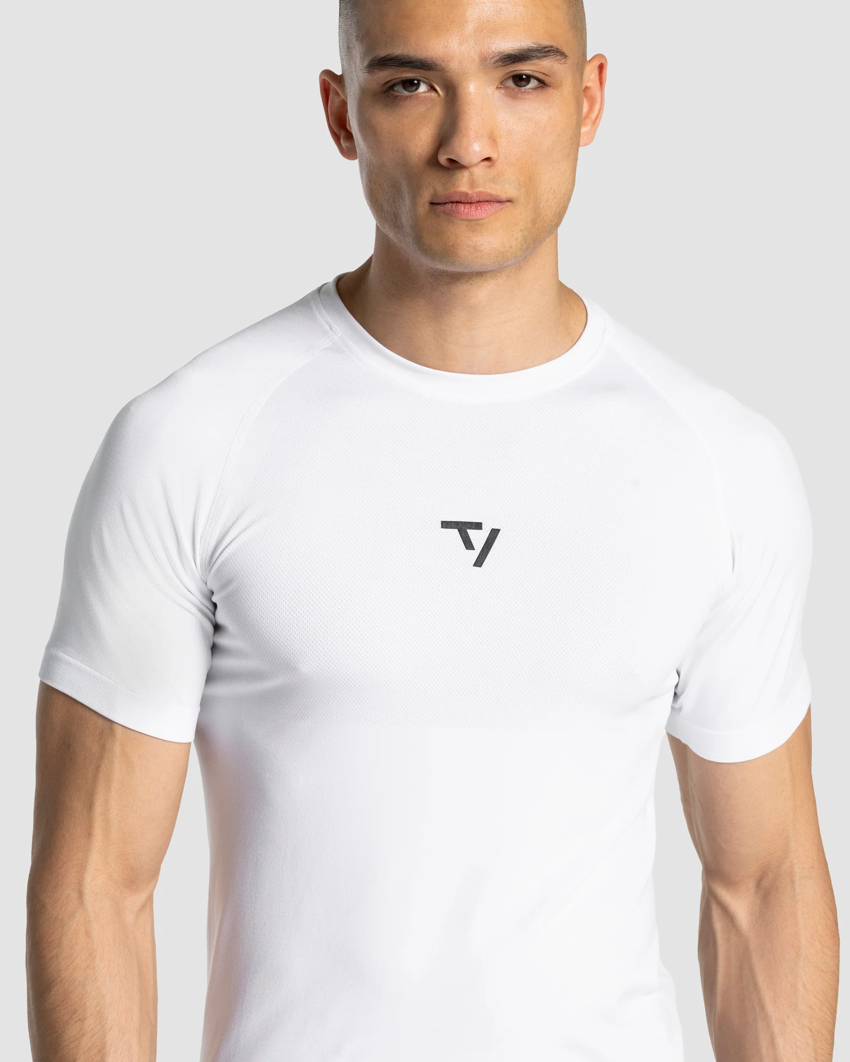 Workout Seamless T-Shirt "Weiß" - Image 4