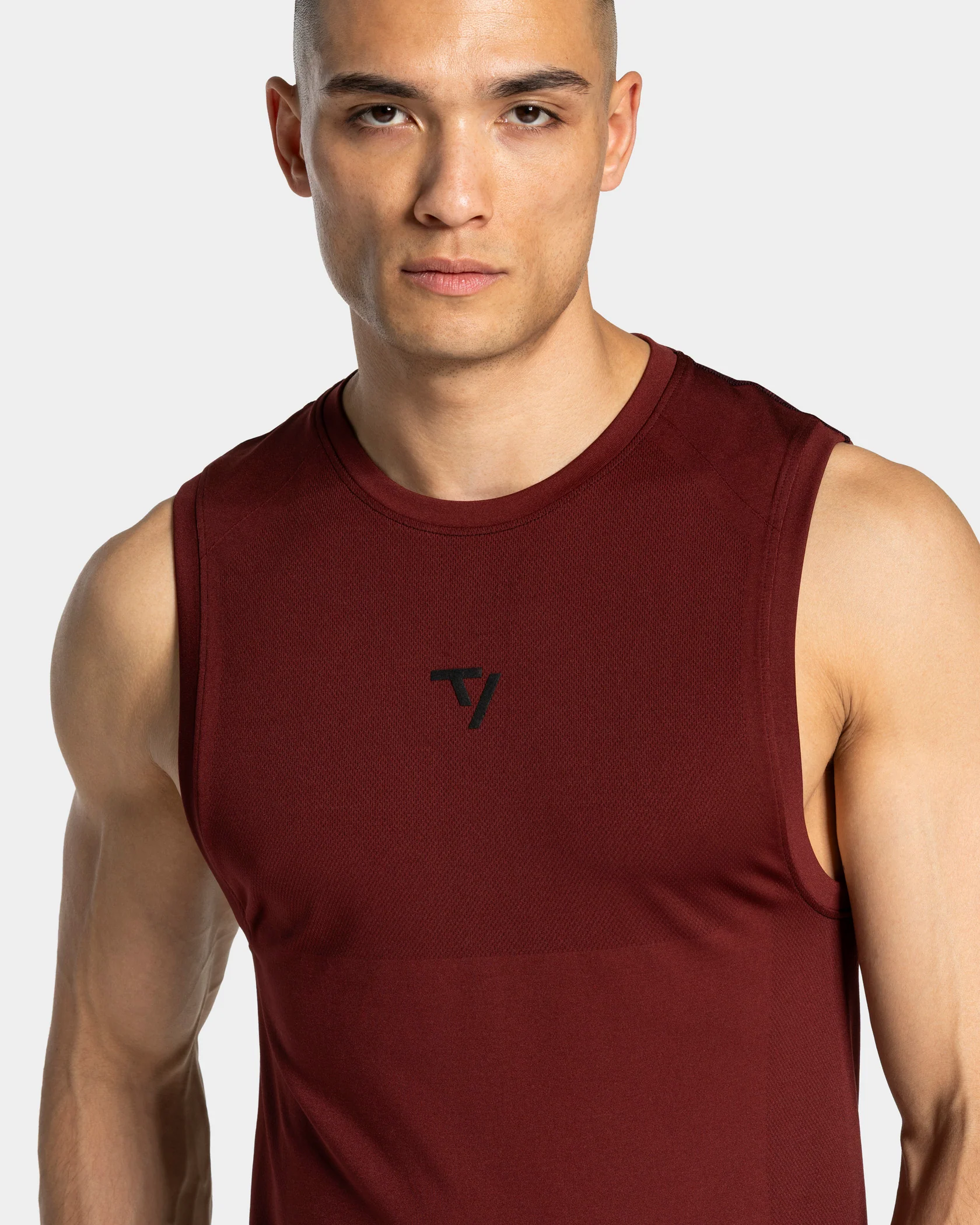 Workout Seamless Tank "Merlot" - Image 4