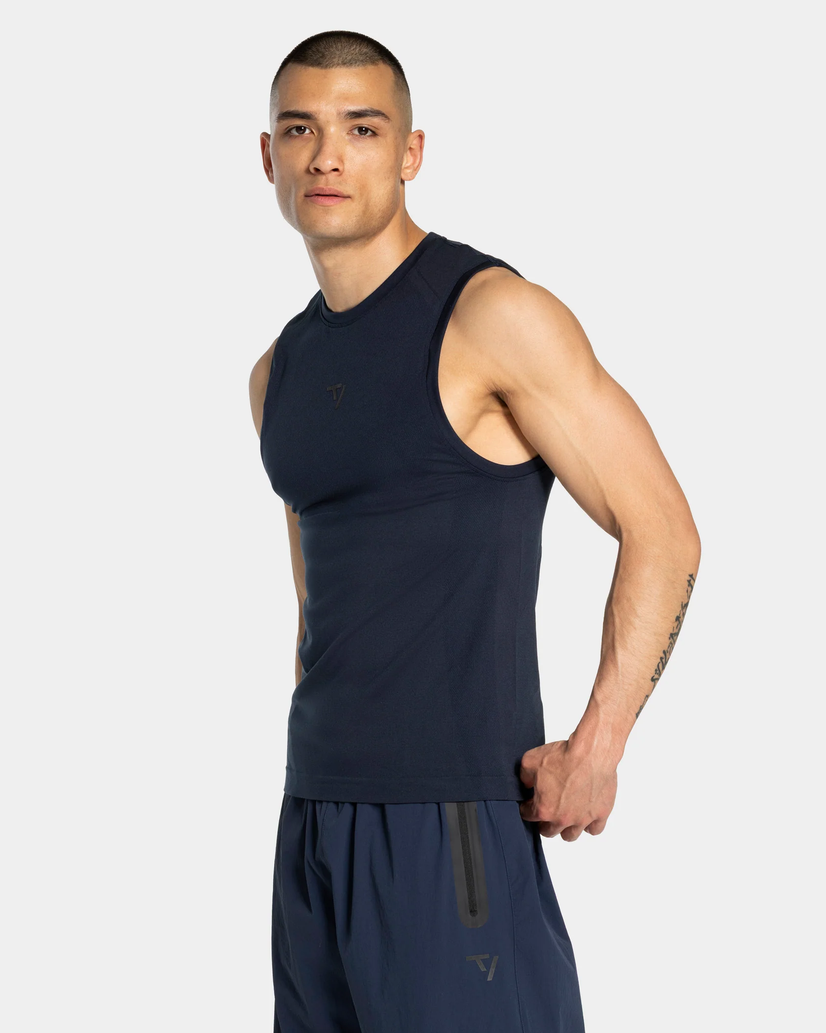 Workout Seamless Tank "Midnight"