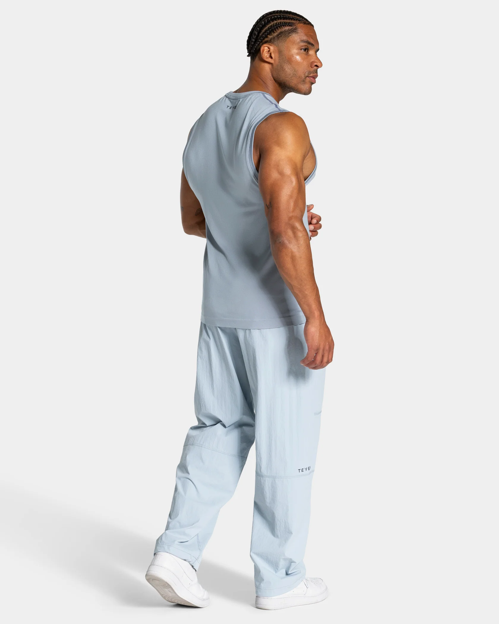 Workout Seamless Tank "Stahlblau" - Image 5