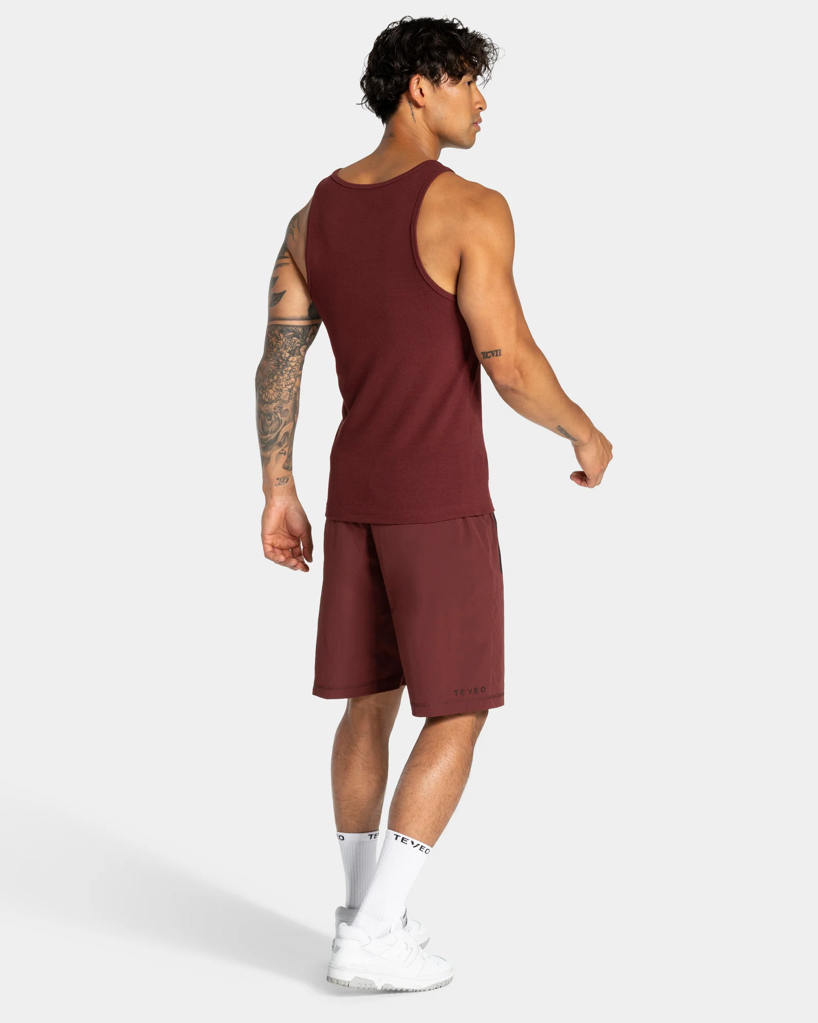 Workout Shorts "Merlot" - Image 5
