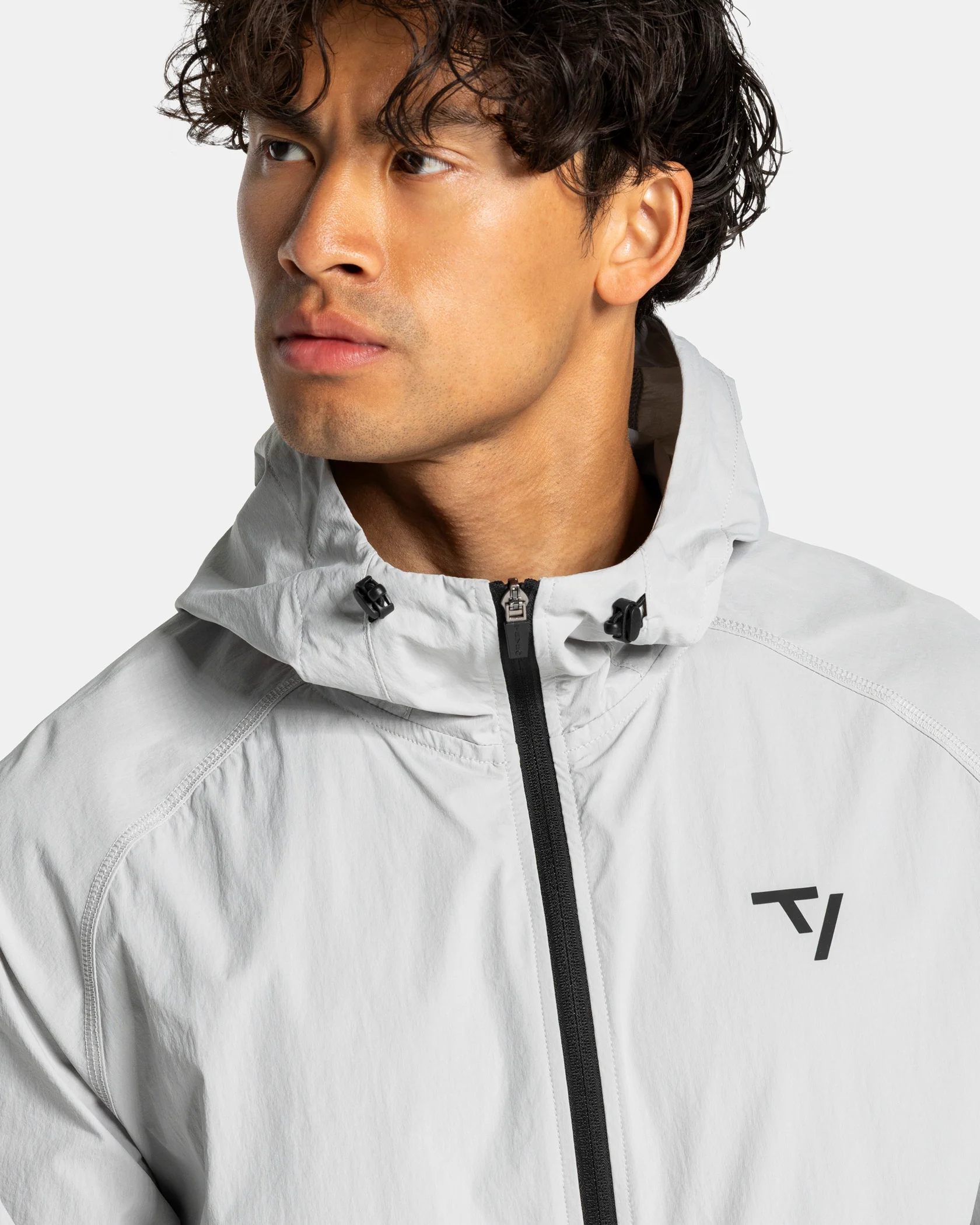 Workout Zip Jacke "Hellgrau" - Image 4