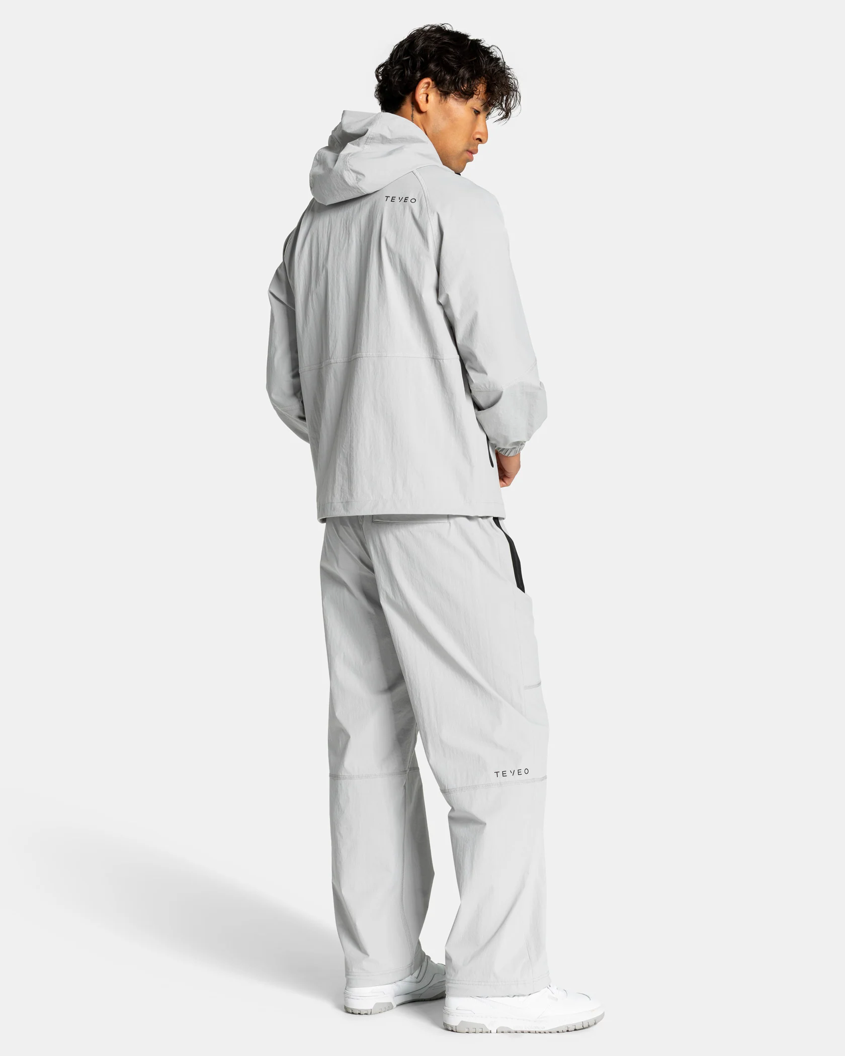 Workout Zip Jacke "Hellgrau" - Image 5
