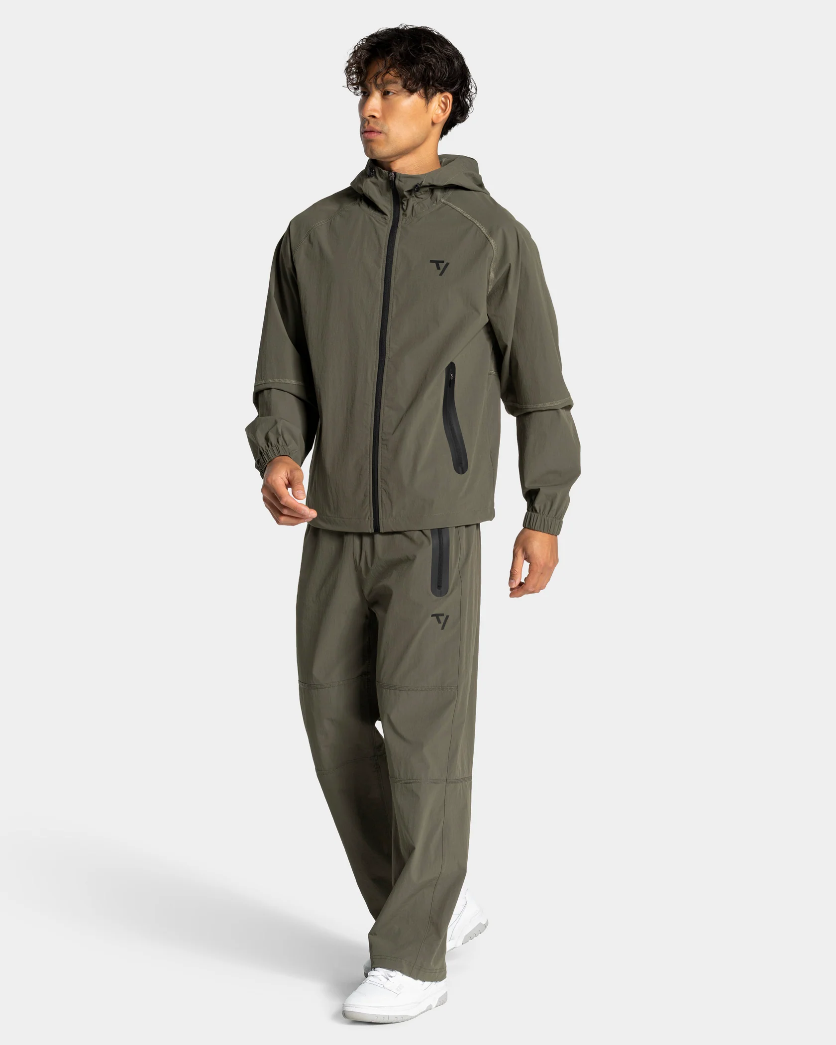 Workout Zip Jacke "Olive" - Image 3